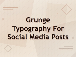 Free Distressed Fonts for Grunge Typography on Social Media